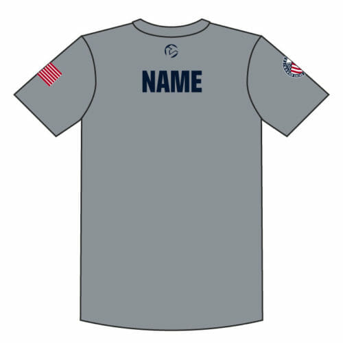 US Ice Cross Association - Full-Dye Jersey (Grey) - Image 2