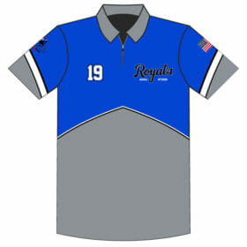 Rogers Baseball - Full-Dye 1/4 Zip Polo