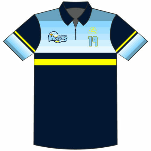 Waves Fastpitch - Full-Dye 1/4 Zip Polo