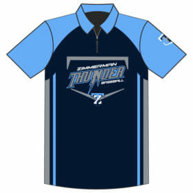 Zimmerman Baseball - Full-Dye 1/4 Zip Polo