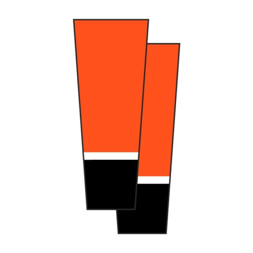 Farmington Hockey - One Pair Orange Full-Dye Uniform Socks