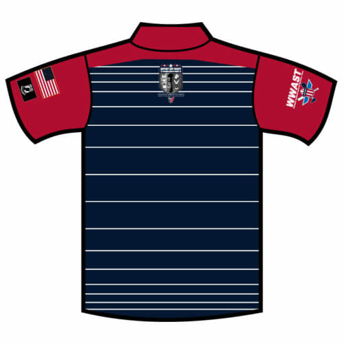 CA Warrior Tourney - Full-Dye 2-Button Golf Polo - Image 2