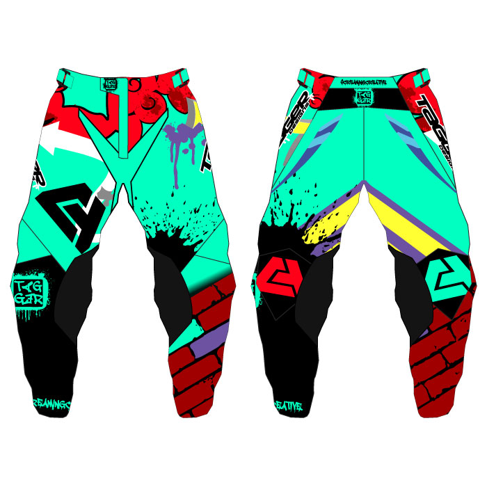 Tagger MX Gear - Graffiti Moto Pants