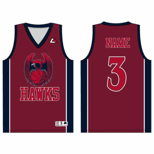 CA Gear - "Hawks" Basketball Jersey