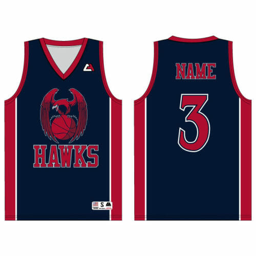 CA Gear - "Hawks" Basketball Jersey - Image 2
