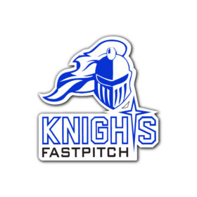 Knights Fastpitch - Helmet Sticker