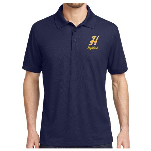 Highland Softball - Navy Embroidered Caliber2.0 Polo (OG101)