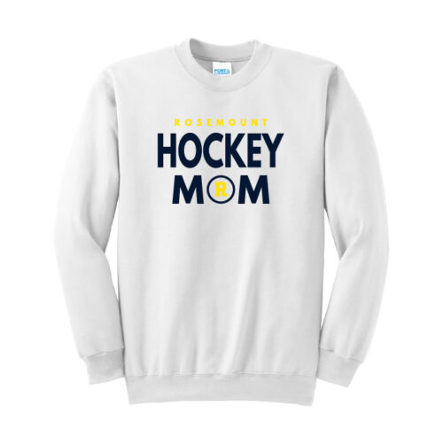 Rosemount High School Hockey - Mom's Printed Fleece Crewneck Sweatshirt (PC90) - Image 2