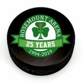 Rosemount Ice Arena's 25th Anniversary Celebration - Custom Hockey Puck