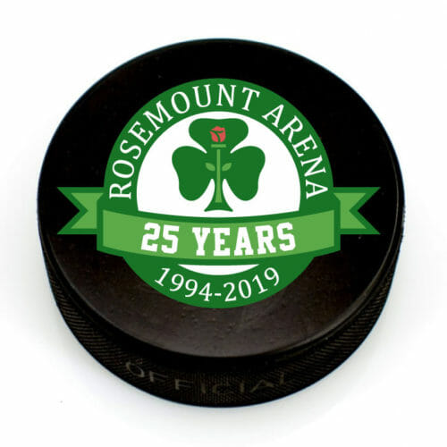 Rosemount Ice Arena's 25th Anniversary Celebration - Custom Hockey Puck