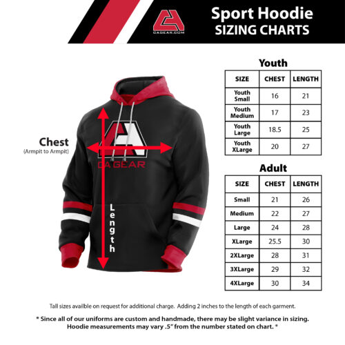 Hockey Fights Cancer - Full-Dye Hoodie - Image 3