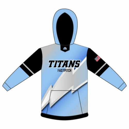 Titans Fastpitch - Full-Dye Hoodie
