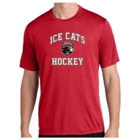 Lakeville IceCats Hockey - Red Printed Performance Tee (ST350)