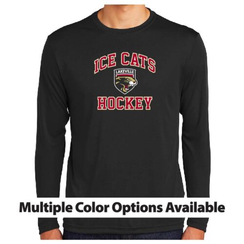 Lakeville IceCats Hockey - Longsleeve Printed Performance Tee (ST350LS)