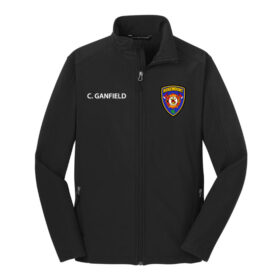 Rosemount Fire Dept - Black Embroidered Softshell Jacket (J317)