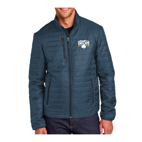 RAHA Boosters - Regatta Blue Embroidered Packable Puffy Jacket (J850)