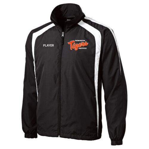 Farmington Fastpitch - Black/White Embroidered Jacket (JST60/YST60)
