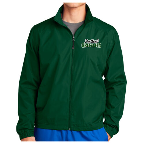 Portland Grizzlies - Embroidered Full-Zip Wind Jacket (JST70) - Image 2