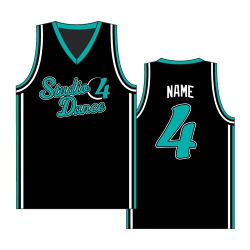 Studio 4 Dance - Full-Dye Basketball Jersey