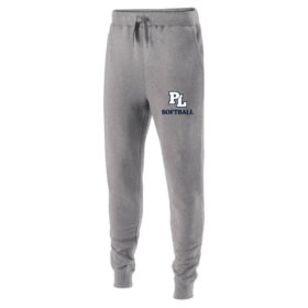 Prior Lake High School Softball - Charcoal Heather Embroidered Jogger (229548)
