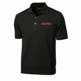 Archery Performance Academy - Black Embroidered Logo Polo (K469)