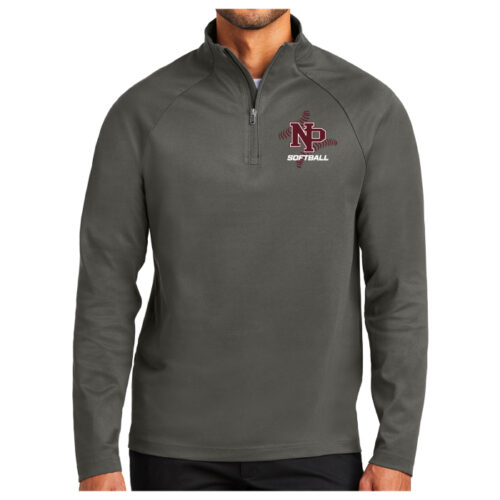 New Prague Softball - Embroidered Port Authority® C-FREE® Cypress 1/4-Zip (K870) - Image 2