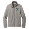 Rosemount Middle School - Ladies Embroidered Deep Smoke Arc Sweater Fleece Jacket (L428)