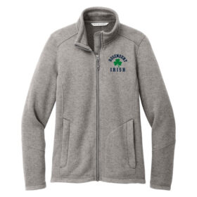 Rosemount Middle School - Ladies Embroidered Deep Smoke Arc Sweater Fleece Jacket (L428)