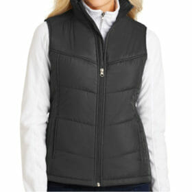 Canterbury Pony Club - Embroidered Womens Puffy Vest (L709)