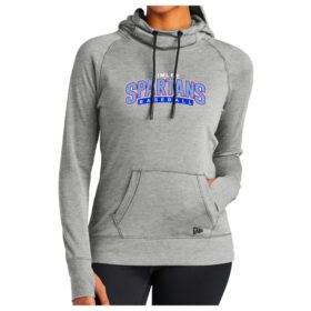 Simley Baseball  - Shadow Grey Ladies Printed Tri-Blend Fleece Pullover (LNEA510)