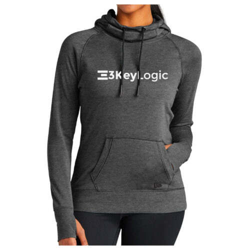 3KeyLogic - Tackle Twill Ladies Tri-Blend Fleece Pullover (LNEA510) - Image 3
