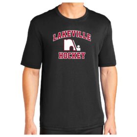 Lakeville North Hockey - Black Printed Performance Tee (ST350)