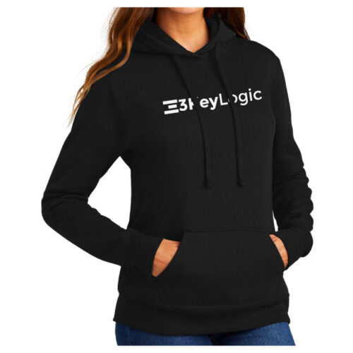 3KeyLogic - Tackle Twill Ladies Core Fleece Pullover Hooded Sweatshirt (LPC78H) - Image 2