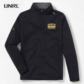 Lakeville South High School Basketball - Embroidered Black UNRL Elite 1/4-Zip
