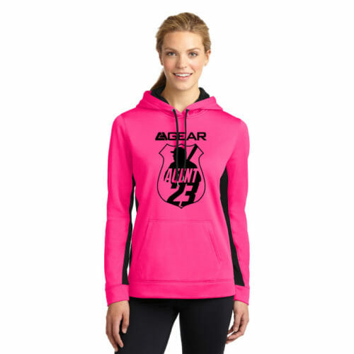 Agent 23 - Ladies Fleece Colorblock Hooded Pullover (LST235)