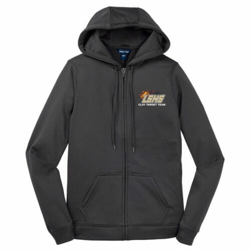 LSHS Clay Target Team - Woman's Full-Zip Embroidered Hoodie (LST238)