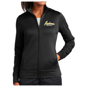 Andover Fastpitch - Black Ladies Embroidered Full-Zip Jacket (LST241)
