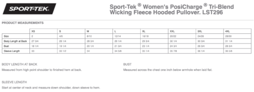 Burnsville Fastpitch - Women's Printed PosiCharge ® Tri-Blend Wicking Fleece Hooded Pullover (LST296) - Image 3