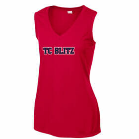 TC Blitz - Ladies Sleeveless V-Neck Tee (LST352)