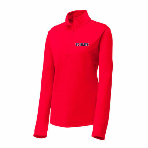 TC Blitz - Embroidered Ladies 1/4-Zip Pullover (LST357) - Image 3
