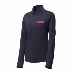 TC Blitz - Embroidered Ladies 1/4-Zip Pullover (LST357)