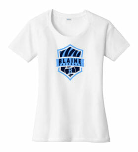 Blaine Baseball - Ladies Vinyl Tee (LST400)