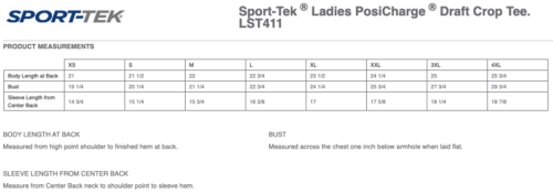 Highland Softball - Printed Sport-Tek ® Ladies PosiCharge® Draft Crop Tee (LST411) - Image 3