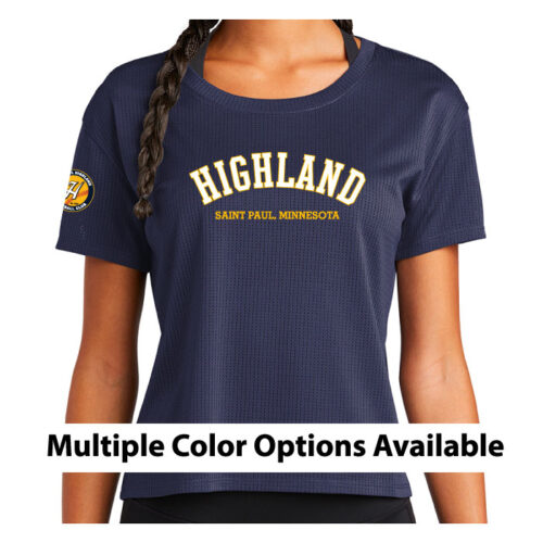 Highland Softball - Printed Sport-Tek ® Ladies PosiCharge® Draft Crop Tee (LST411)