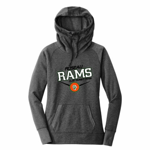 Roseau Clay Target Team - Women's Vinyl Hoodie (LNEA510) - Image 2