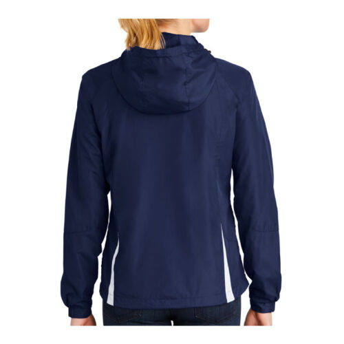 Rosemount Football - Embroidered Ladies Colorblock Raglan Jacket (LST76) - Image 2