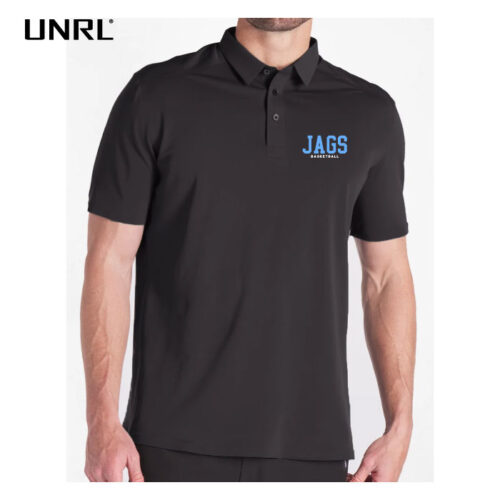 Jefferson Jaguars Basketball - Matte Black UNRL Legend Polo