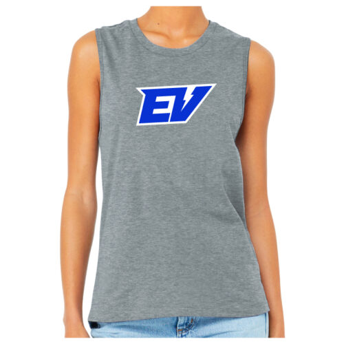 Eastview Lacrosse - Printed Women’s Jersey Muscle Tank (BC6003) - Image 4