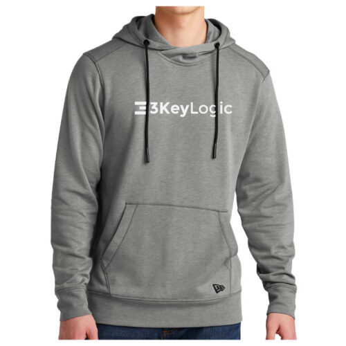 3KeyLogic - Tackle Twill New Era® Tri-Blend Fleece Pullover Hoodie (NEA510) - Image 2