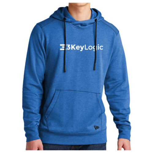 3KeyLogic - Tackle Twill New Era® Tri-Blend Fleece Pullover Hoodie (NEA510) - Image 3